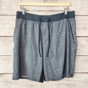 Lululemon T.H.E Short 9" Heathered Gray Mens XLarge Linerless Training Casual XL